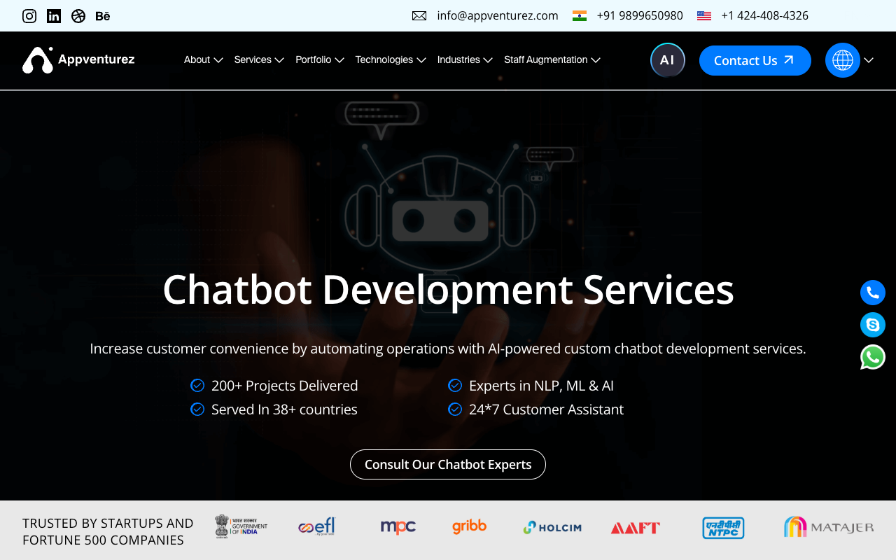 Chatbot Development - Crafting Conversational Intelligence