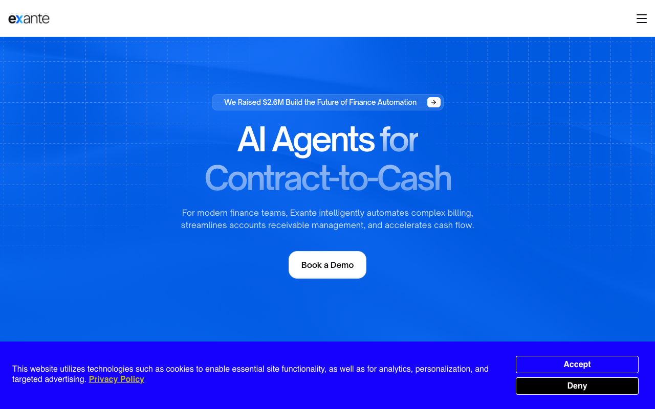 Exante - AI-Powered Contract Repository