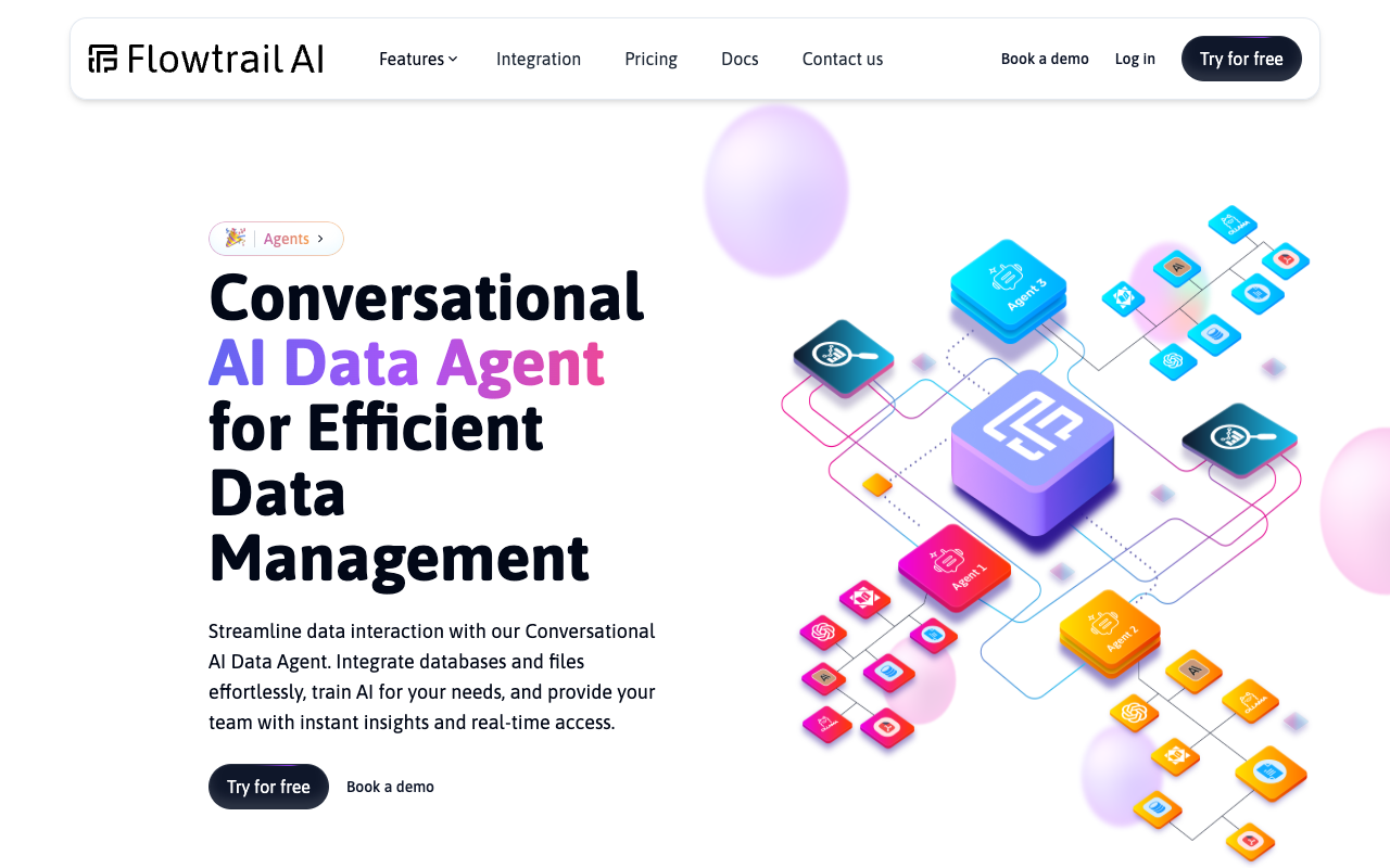 Flowtrail AI - Simplify Your Data Analytics Journey with Conversational AI Data Analyst