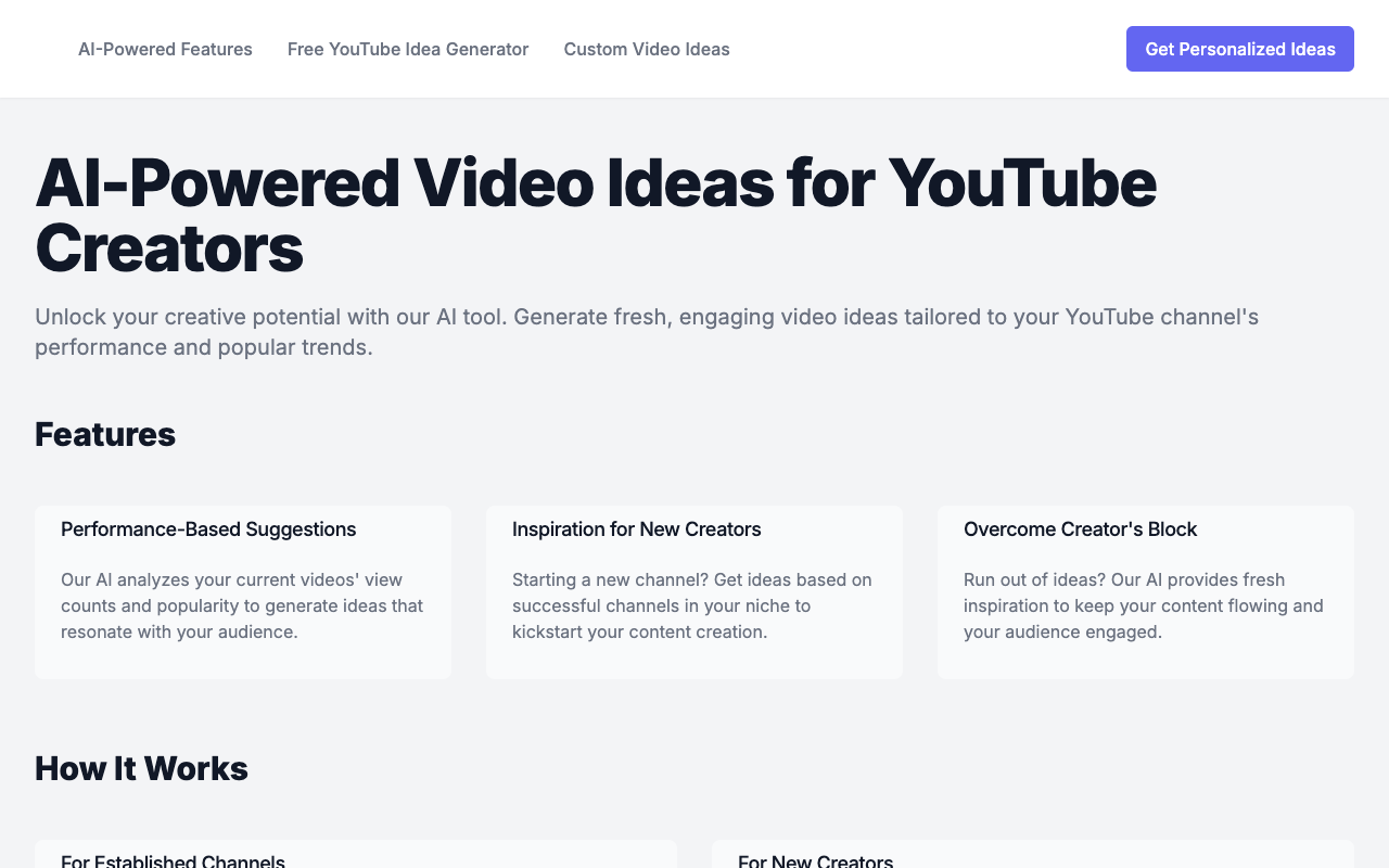 QMapper - Your YouTube Video Idea Generator