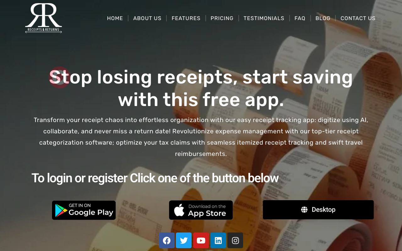 Receipts & Returns - Transform Your Receipt Chaos