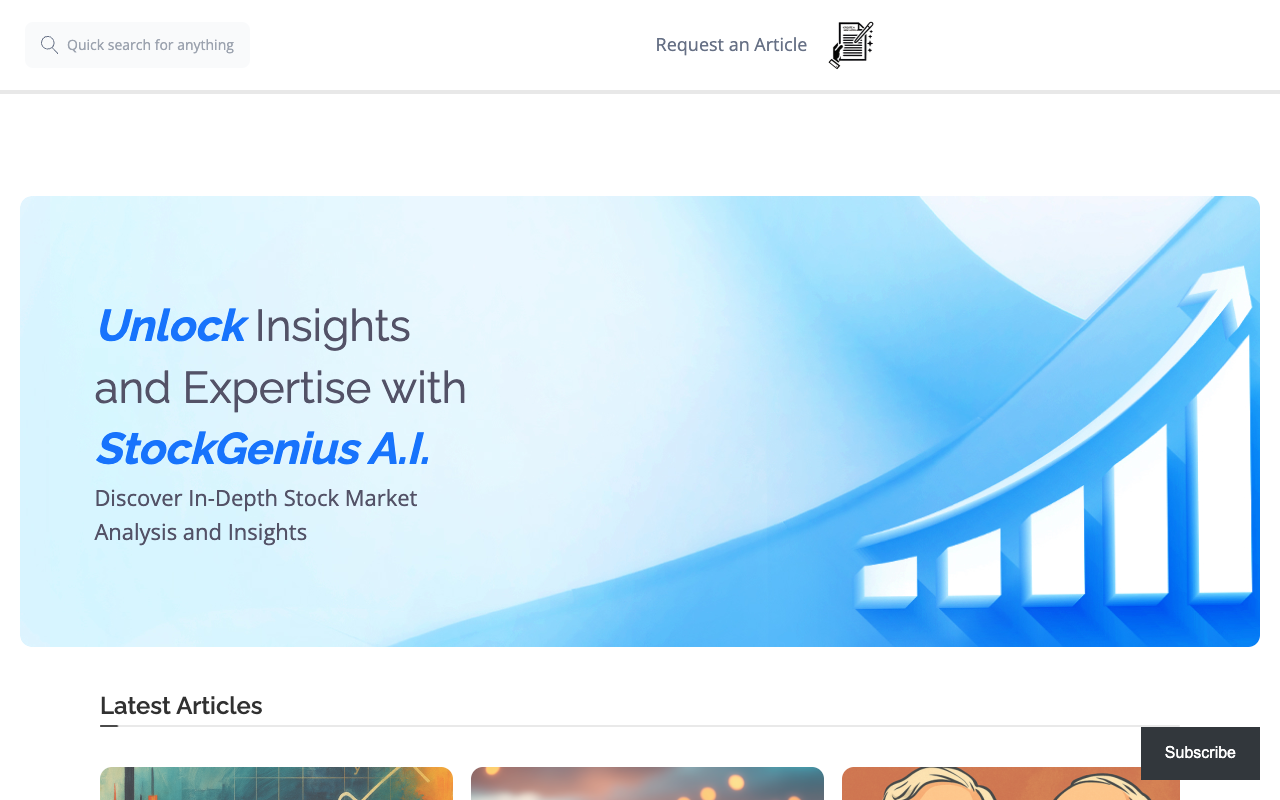 StockGeniusAI - Smarter Investing Starts Here