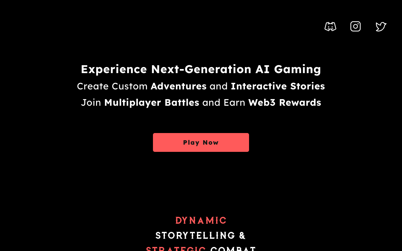 v3RPG - AI-curated, immersive text-based adventure game