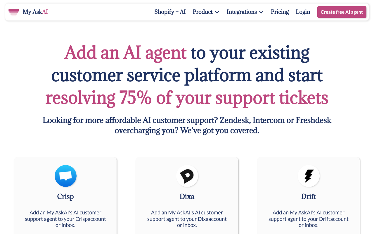 Zendesk AI Alternative - Affordable AI Support for Your Zendesk