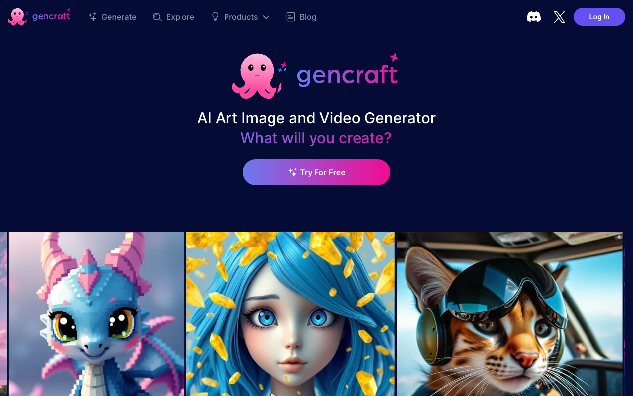Gencraft - Social AI Art Generator