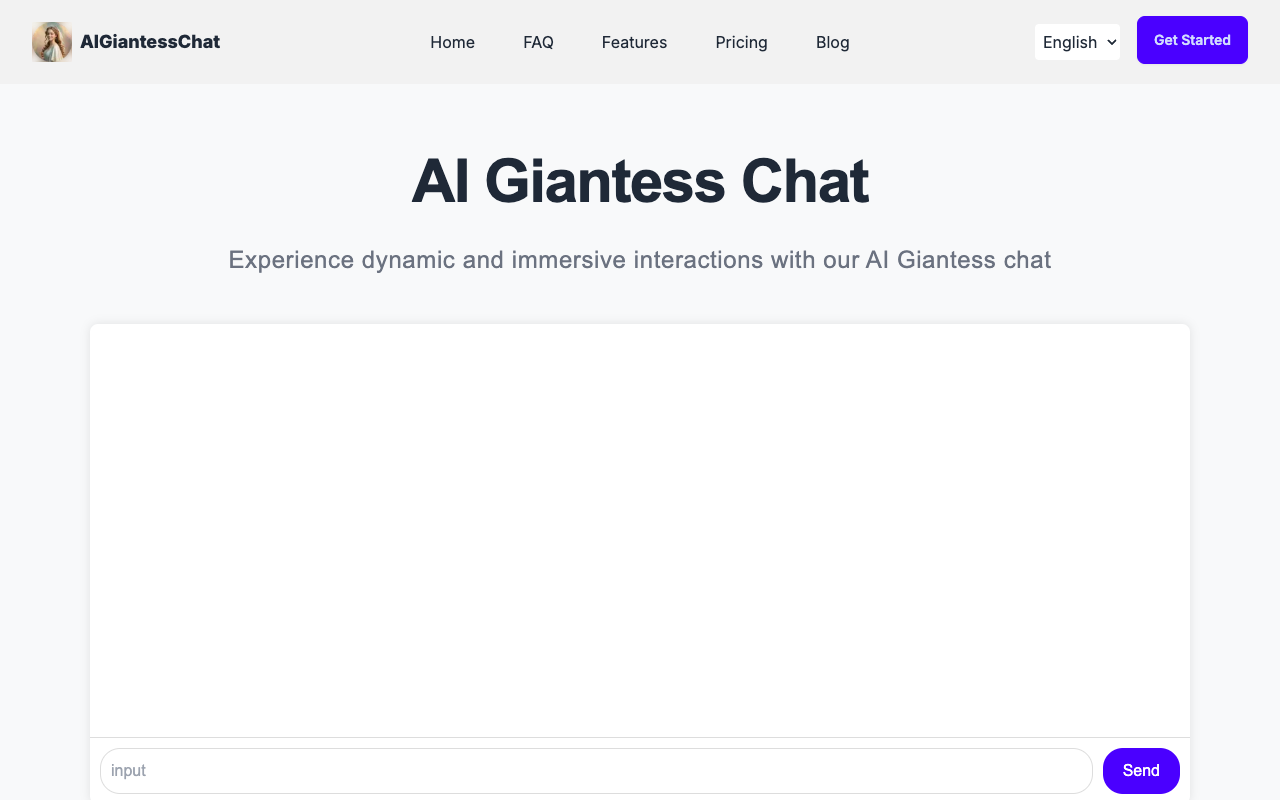 AI Giantess Chat - Experience immersive interactions with our AI Giantess chat
