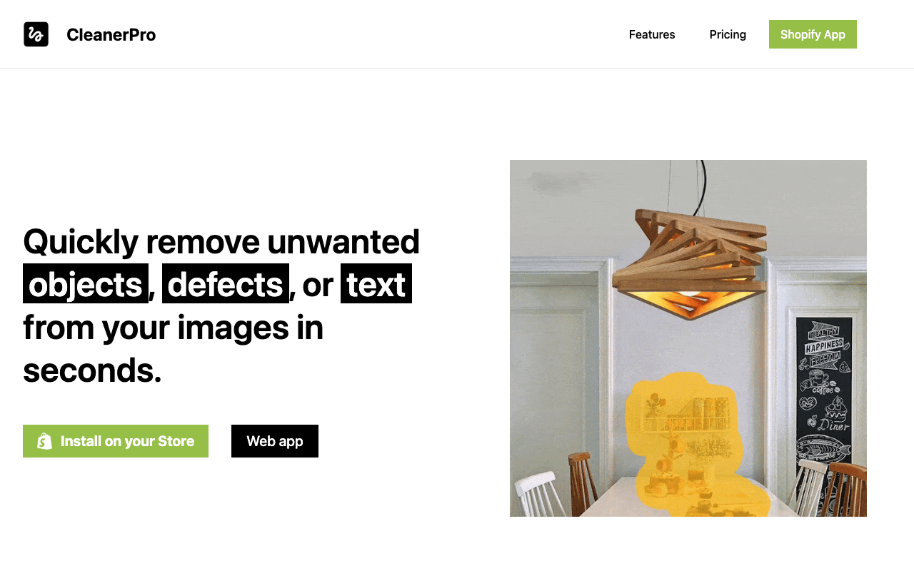 CleanerPro Image Editor - AI image editor for one-click removal elements from images