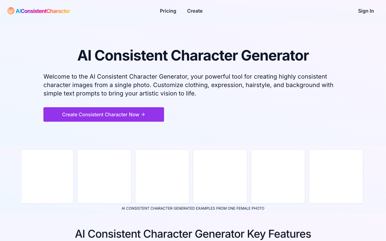 Consistent Character Generator - Create consistent character in different poses from a single image