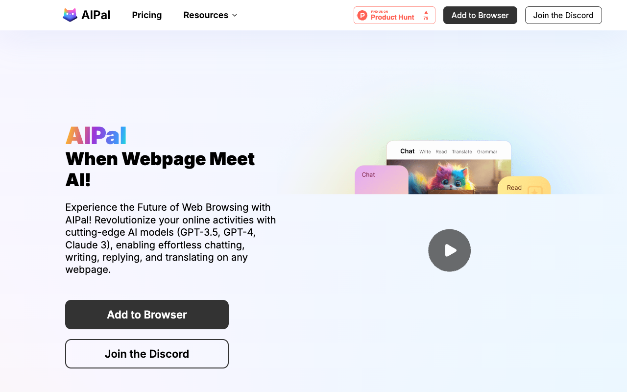 AIPal - Revolutionizing Web Browsing with AI