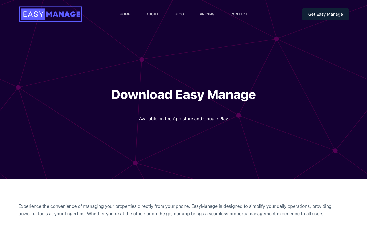 Easy Manage - Your AI-powered Property Management Solution