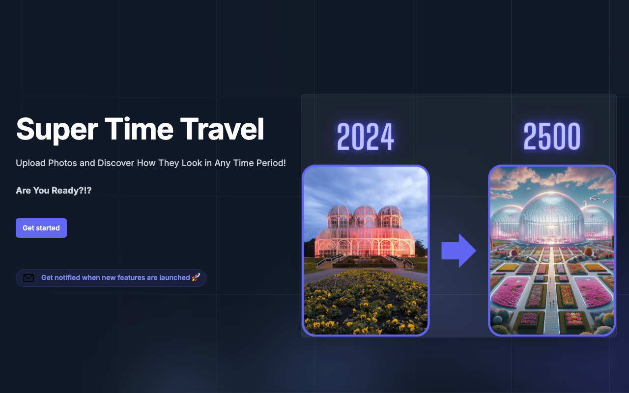 Super Time Travel - Upload Photos and Discover How They Look in Any Time Period!