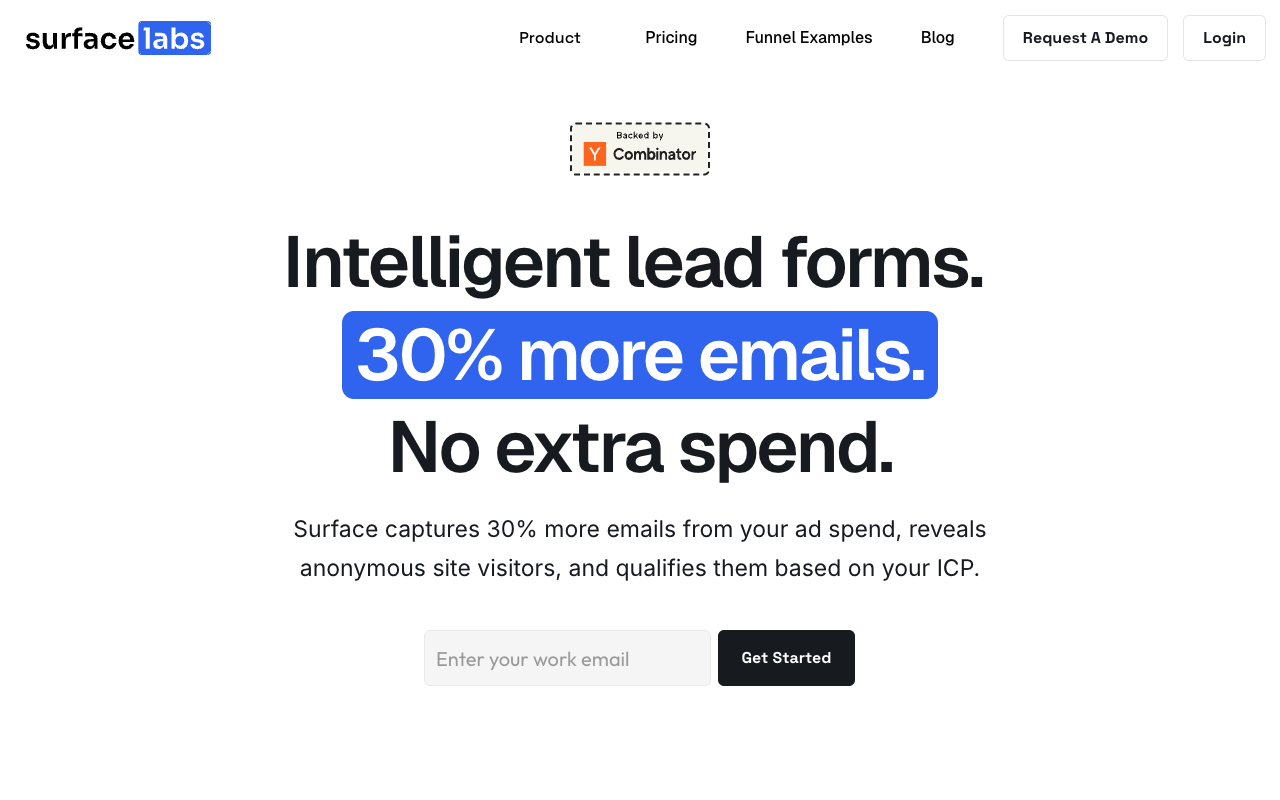 Surface Labs - Boost website conversions, engage more leads