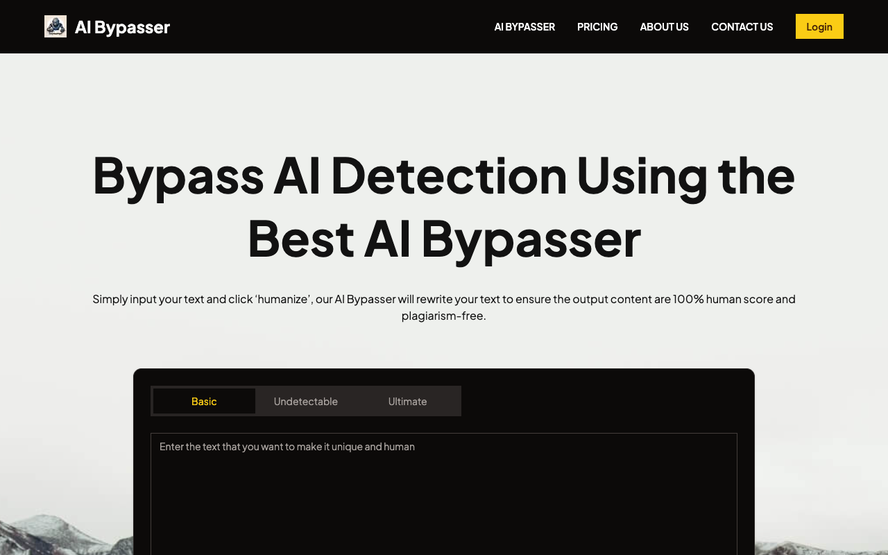 AI Bypasser - Bypass AI Detection