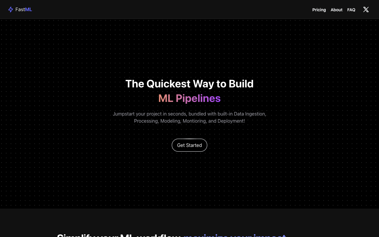 FastML - Your Ultimate MLOps Boilerplate for ML Project Development and Deployment