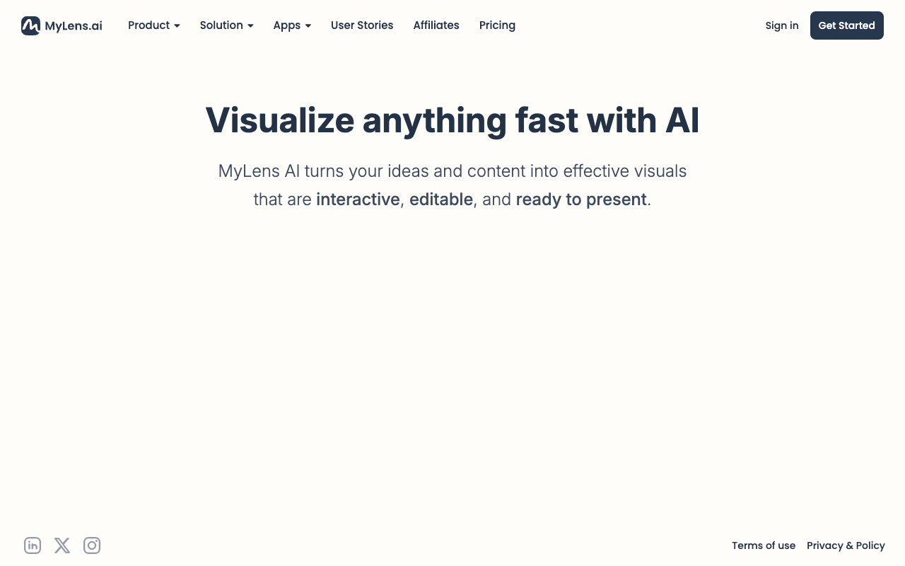 MyLens.ai - Simplifying Learning with AI-powered Visuals