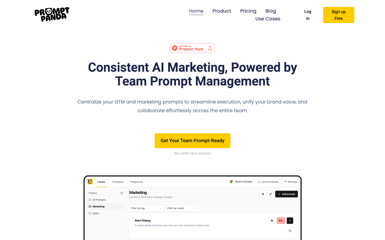 PromptPanda - Streamlining Workflow with Secure AI Prompt Management AI Workflow