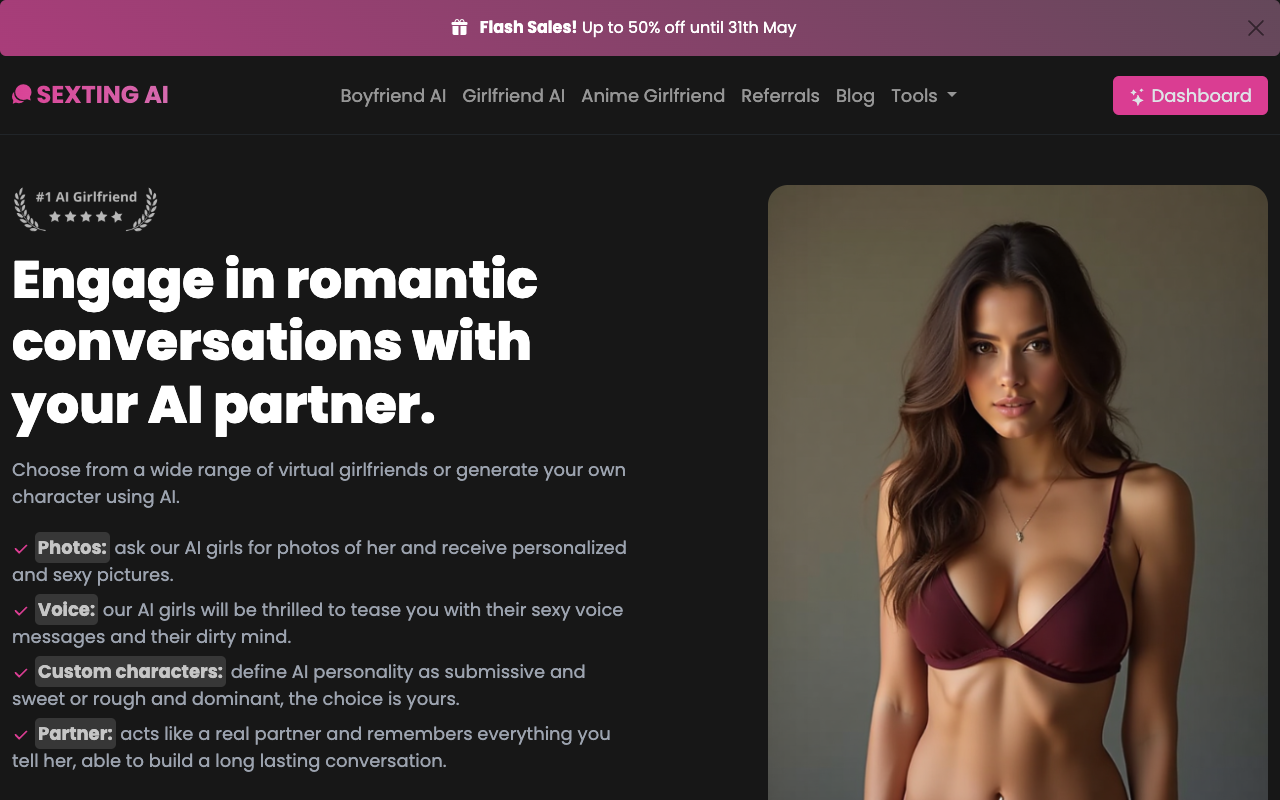 SextingAI - Spicy chat with your AI girlfriend