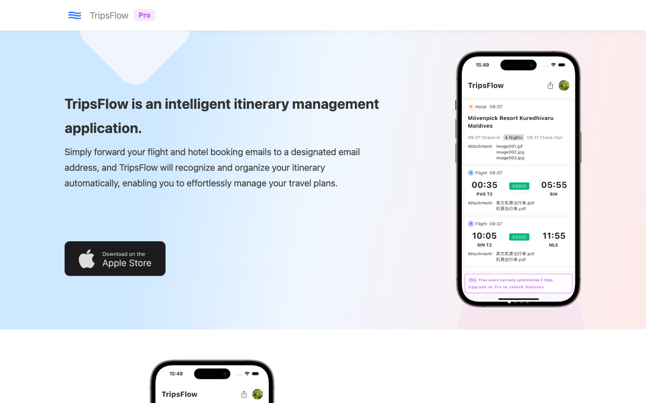 TripsFlow - AI-powered Itinerary Management Made Easy