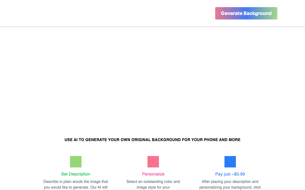 AI Phone Background Generator - Transform Your Screen with Stunning AI-Generated Backgrounds