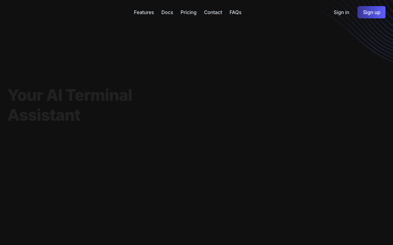 AiTerm - AI command line tools for terminal assistance AI Terminal Development