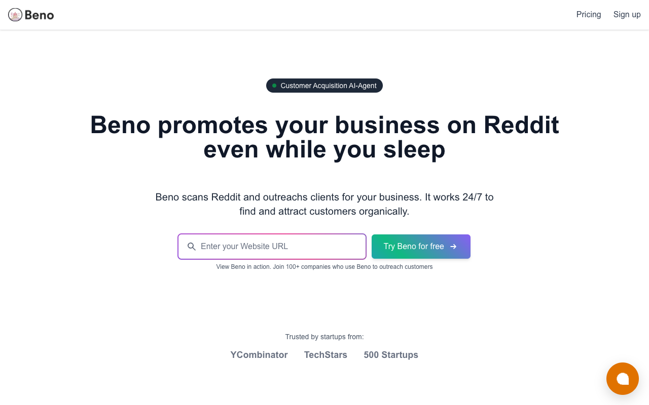 Beno - Acquire Clients with AI Replies In Relevant Discussions