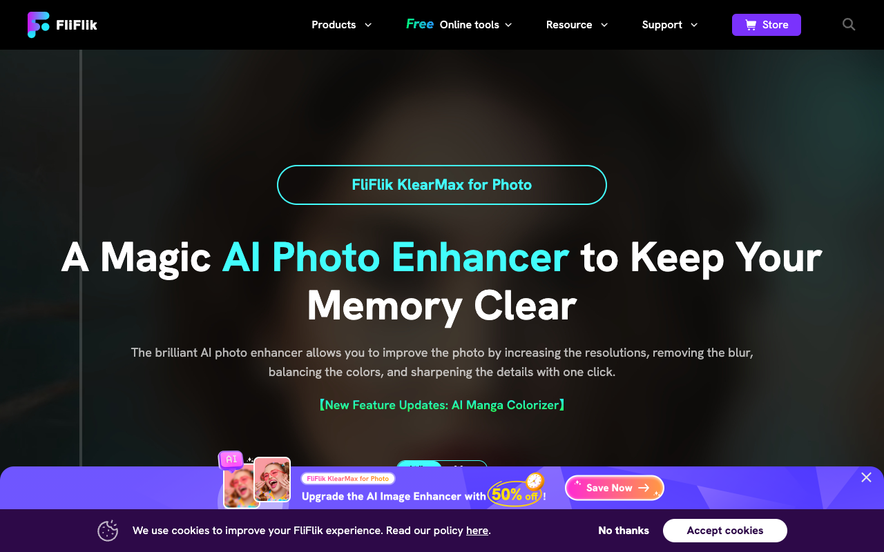 FliFlik KlearMax for Photo - Enhance Your Photo in One Click