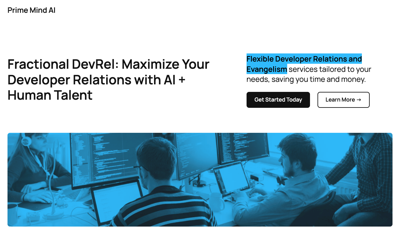 Fractional DevRel - Maximize Your Developer Relations with AI + Human Talent