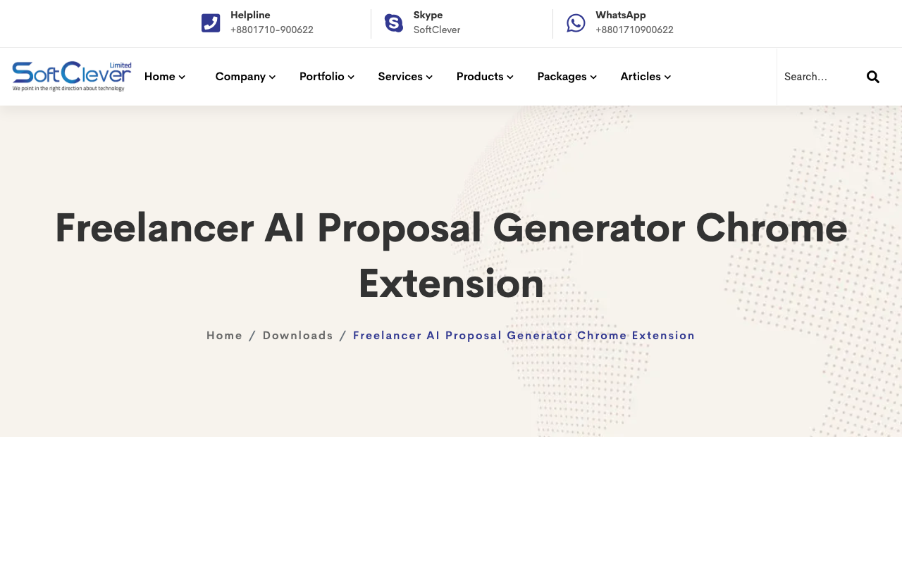 Freelancer AI Proposal Generator Chrome Extension - Enhance Your Freelancer.com Experience