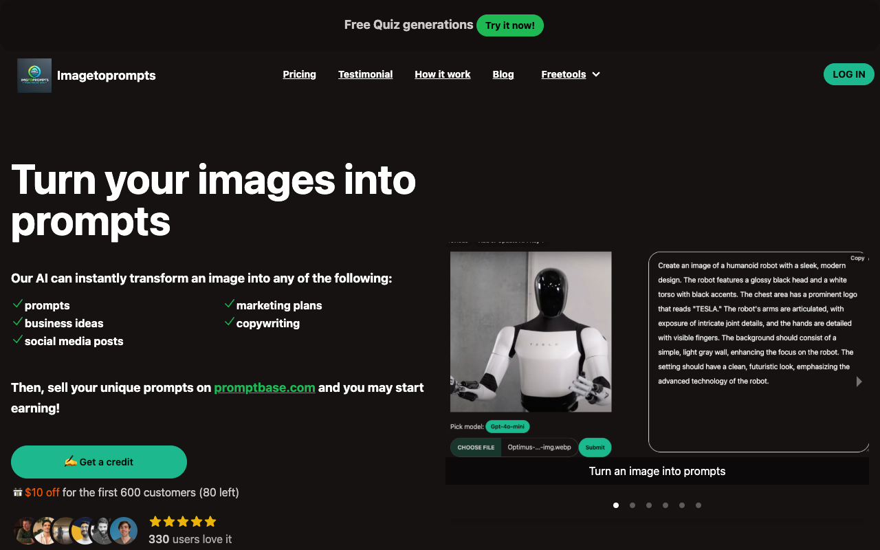 Image to Prompts - Turn Your Images into Prompts