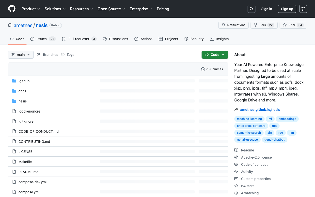 NesisAI - Your AI-powered enterprise knowledge partner