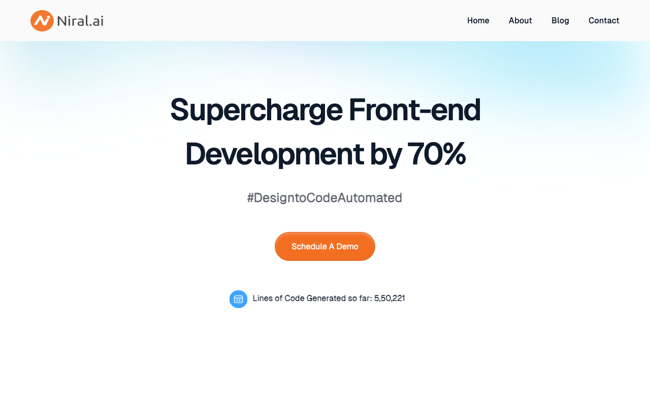 Niral.ai - Transform Figma designs into production ready front-end code