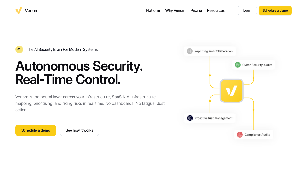 Veriom - Simplifying IT governance and risk detection