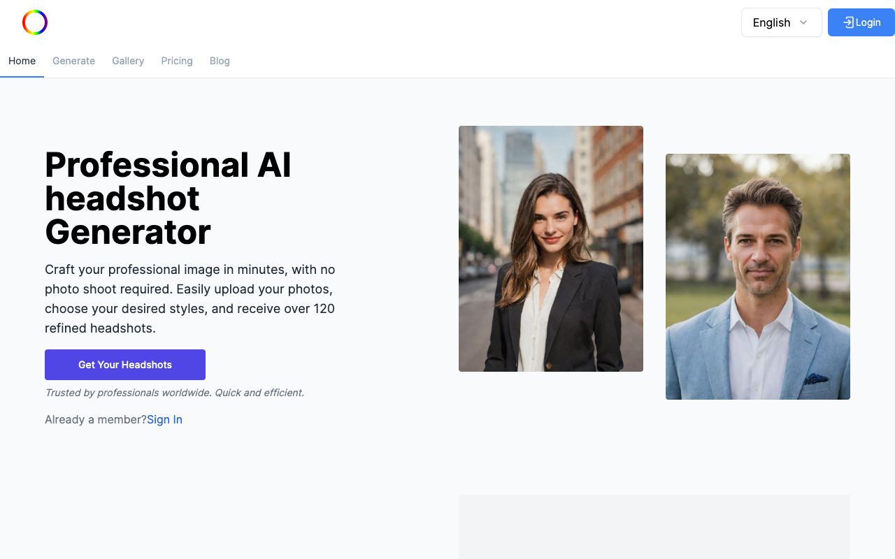 AI Headshots - Generate Professional Headshots in Minutes AI Photography Professional