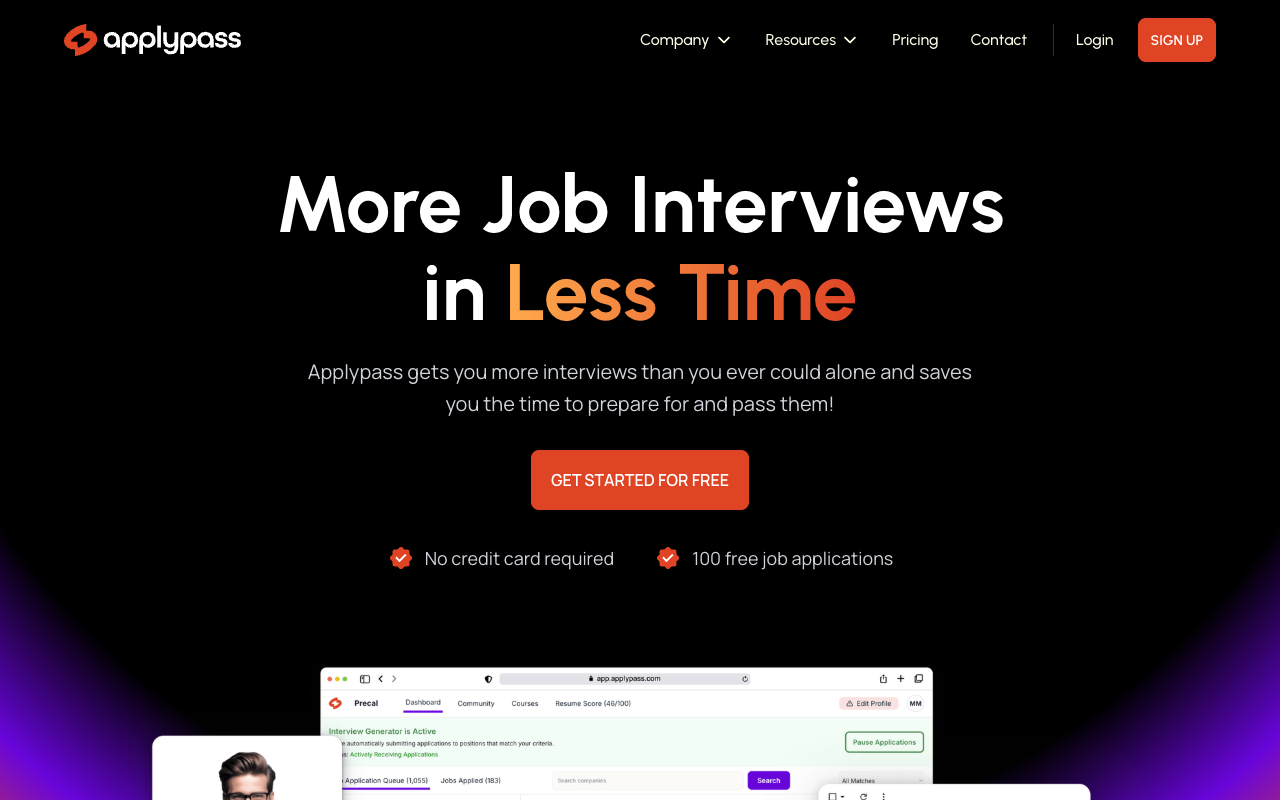ApplyPass - Automated Job Search AI - Get More Job Interviews