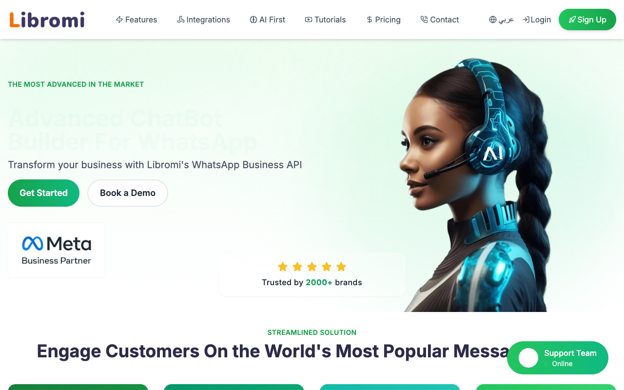 Libromi - Automate Your WhatsApp Business with Chatbots and eCommerce Integration