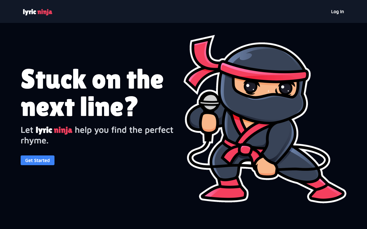 Lyric Ninja - AI Songwriter Helps You Find the Next Lines for Your Song AI Music