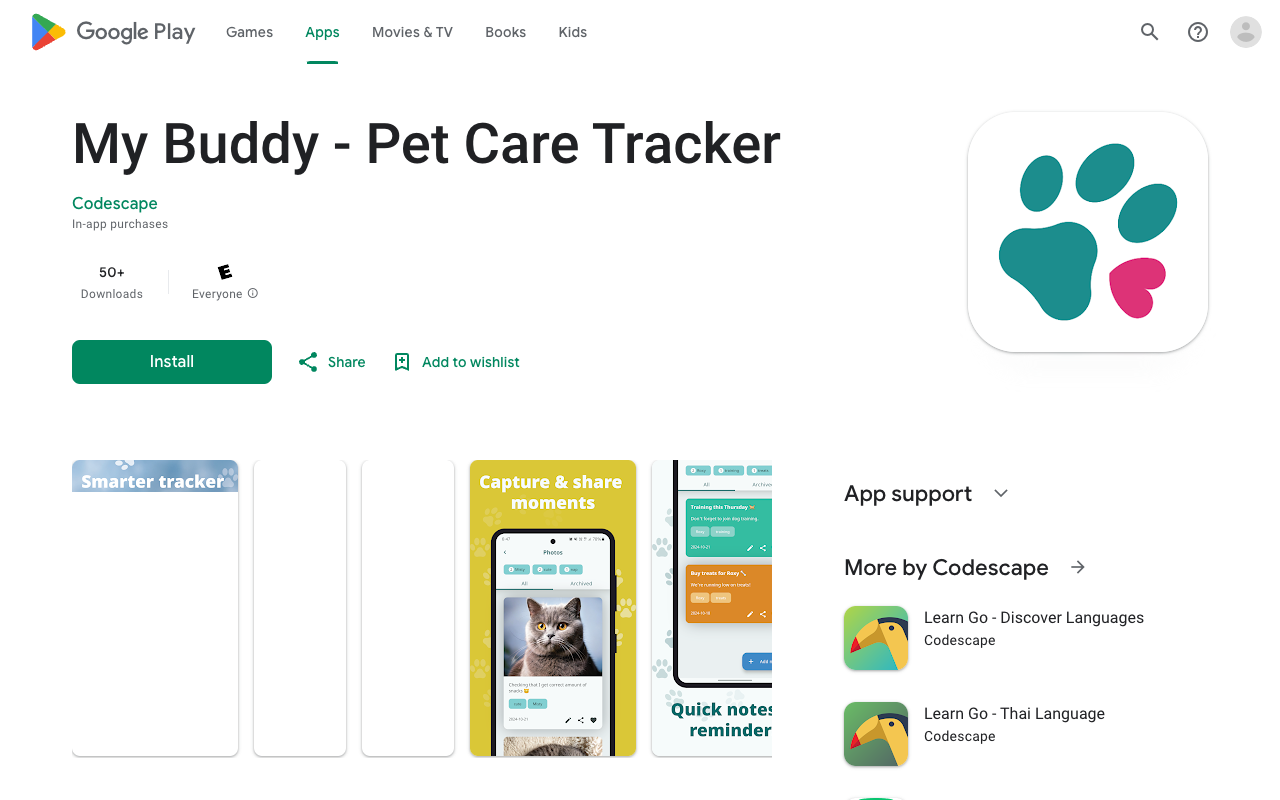 My Buddy - Pet Care And Health - Ai-powered health tracker for your pet