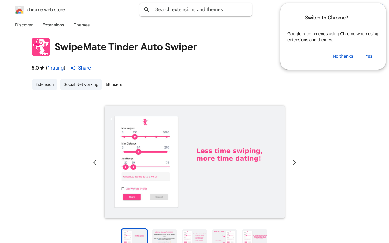SwipeMate - Elevate Your Tinder Game with AI-driven Auto Swiping
