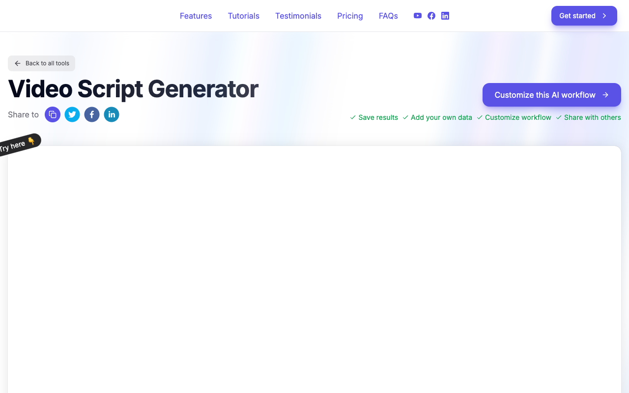 VidScriptor AI - AI assistant for crafting short-video scripts