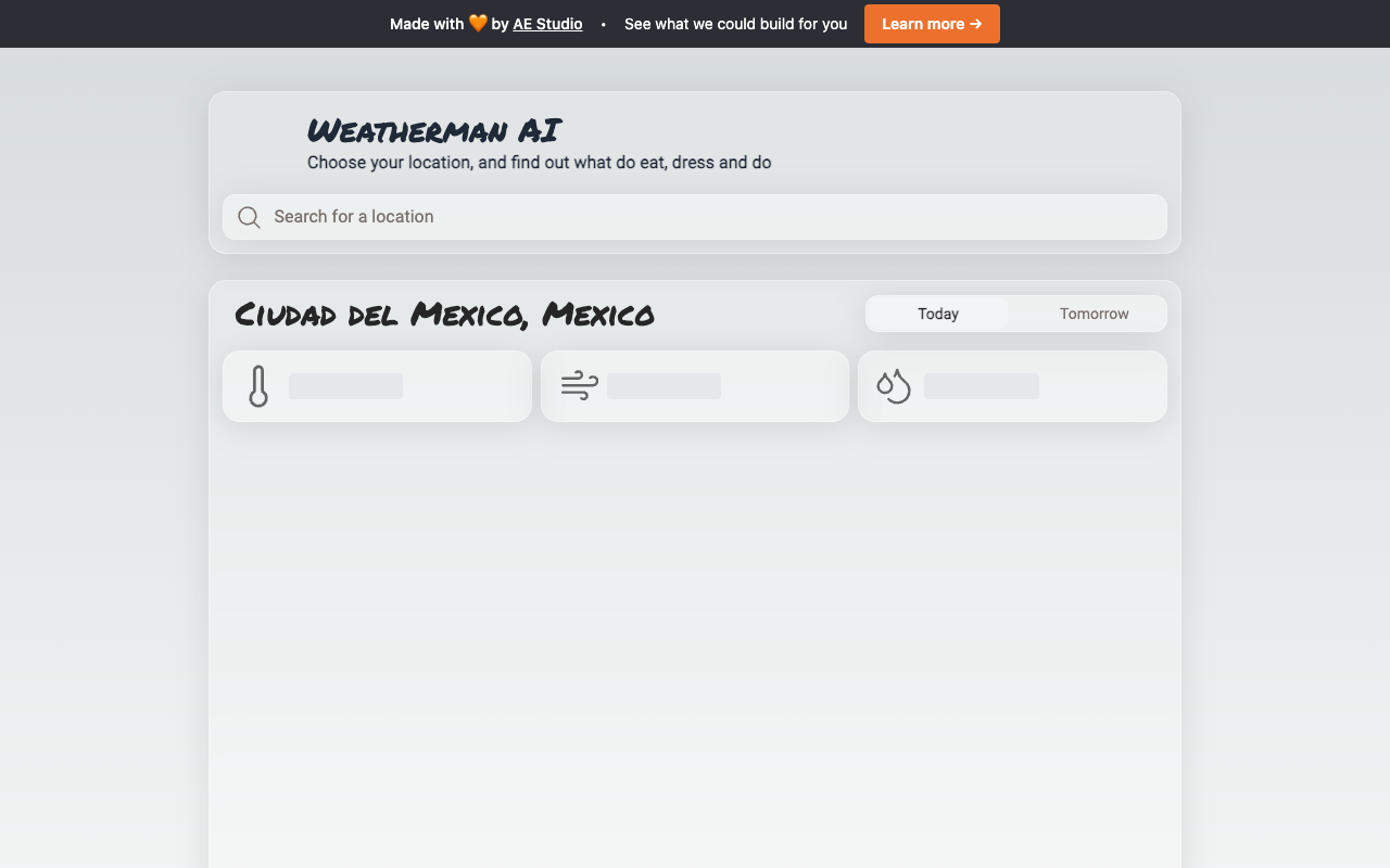 Weatherman AI - More than just a forecast