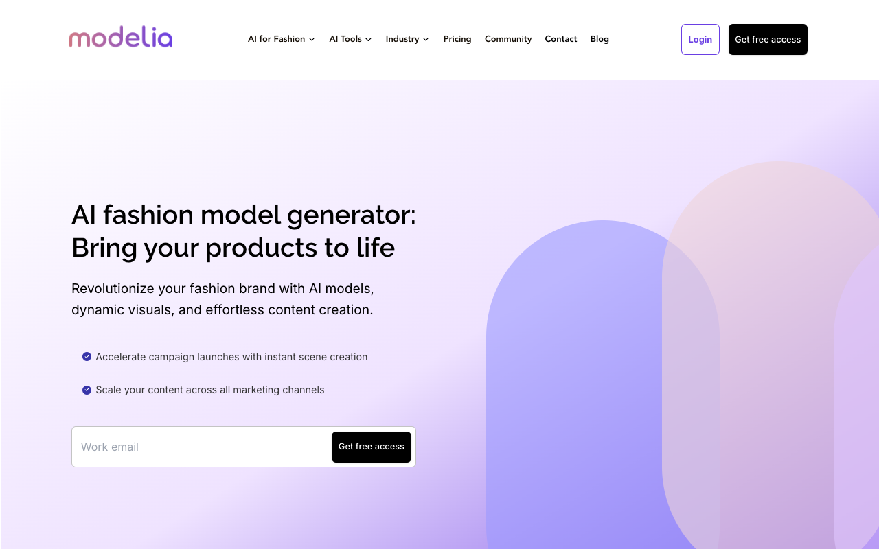 Modelia - Transforming Fashion with AI-powered Visuals