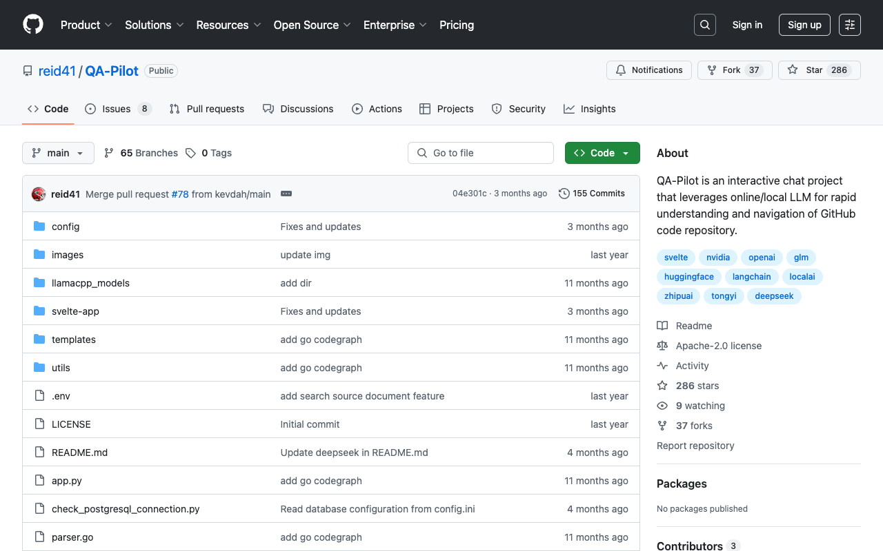 QA-Pilot - Chat with Github codebase