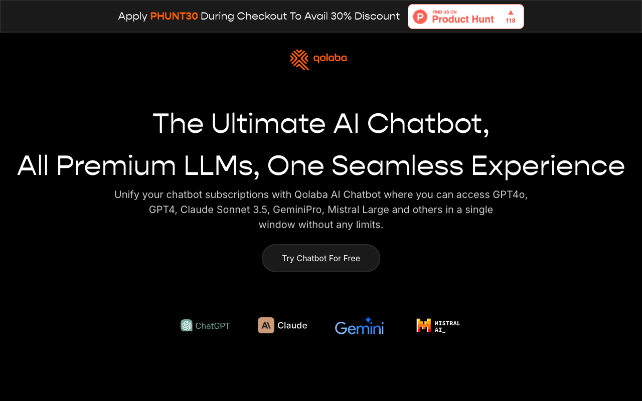Qolaba AI - Your All-in-One AI Chatbot for Productivity AI Chatbot Productivity