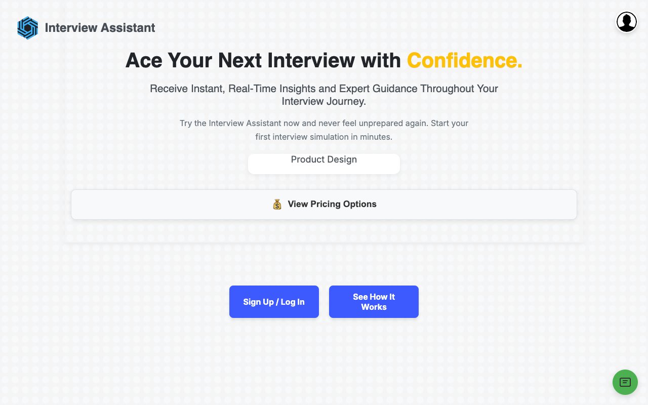 Web Interview Assistant - AI that helps with Interviews