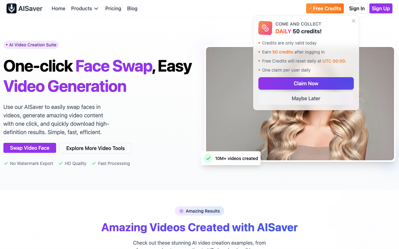 AISaver - Your Free Online Video Downloader