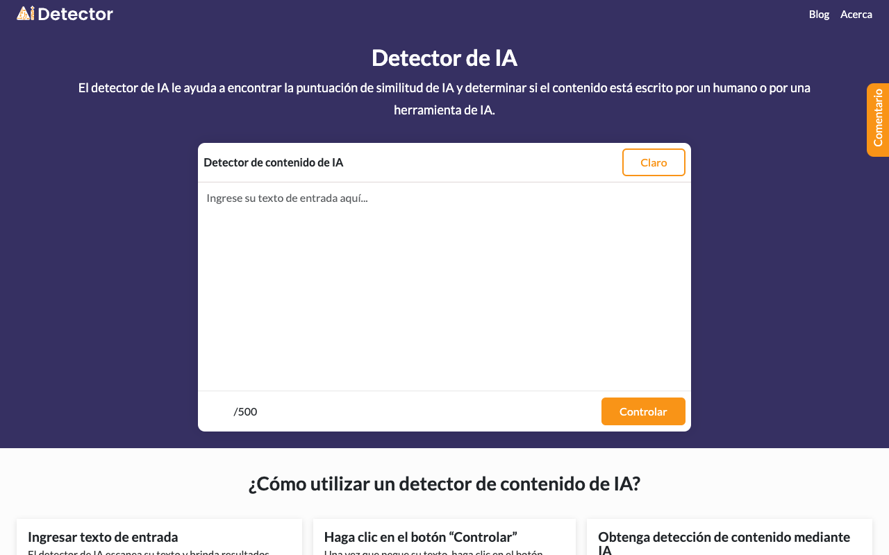 Detector De IA Gratuito - Your AI Content Detection Tool