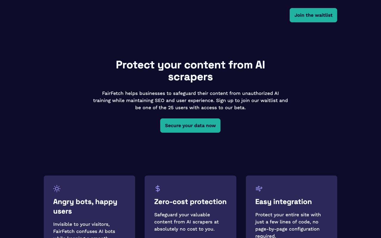FairFetch - Protecting Your Data Rights in the AI Age