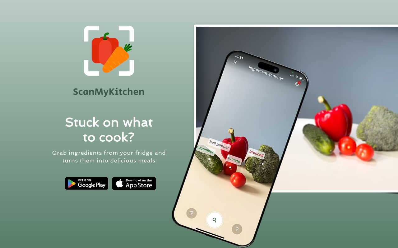 Scan My Kitchen - Your AI-Powered Recipe Assistant
