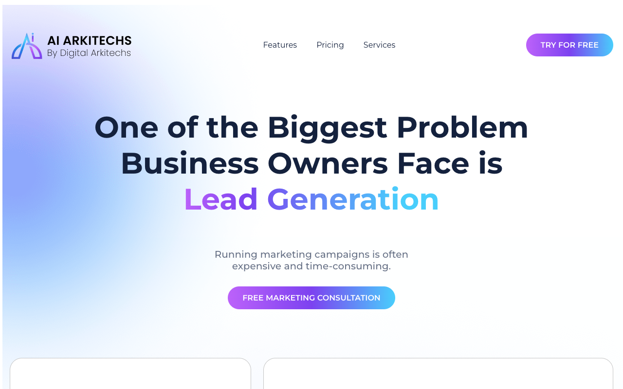 AI Arkitechs - Marketing Solutions for SMB and Marketing Teams