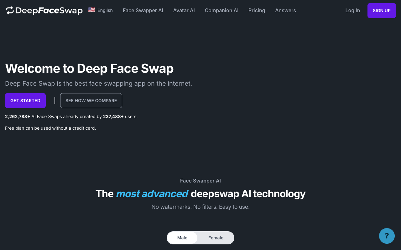 Deep Face Swap - Create Talking AI Avatars from a Single Image